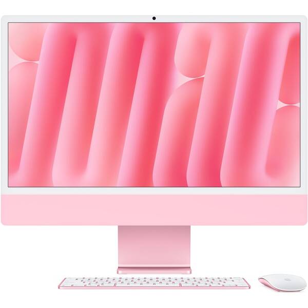 Počítač All In One Apple 24" CTO Sklo s nanotexturou M4 10× CPU 10× GPU, 24 GB, 2 TB - růžový CZ 

