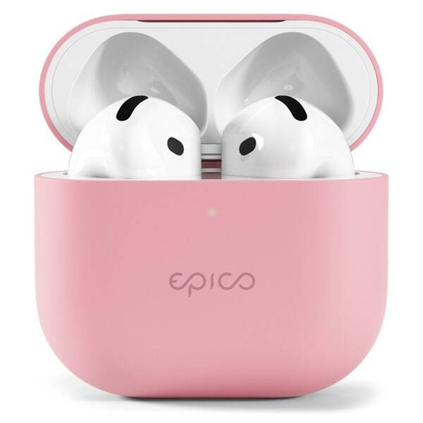 Pouzdro Epico Silicone pro Apple AirPods 4 růžové

