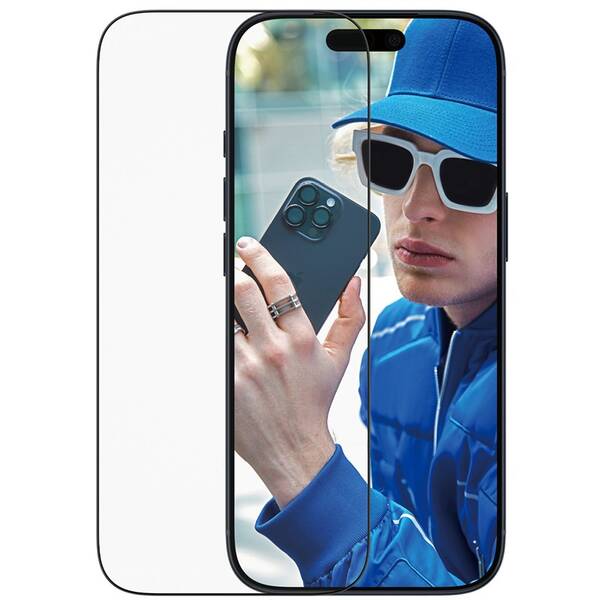 Tvrzené sklo PanzerGlass Ultra-Wide Fit na Apple iPhone 17 Pro s instalačním rámečkem 

