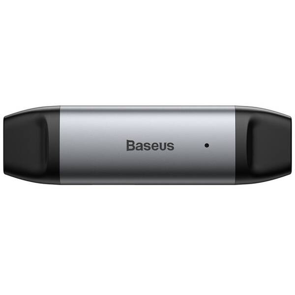 Čtečka paměťových karet Baseus Lentil Cabin, USB 3.0/USB-C šedý

