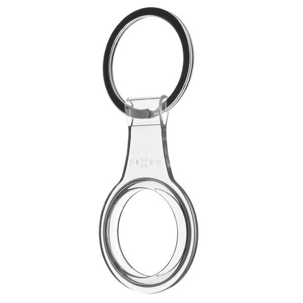 Pouzdro FIXED Pure pro Apple AirTag s kroužkem průhledné

