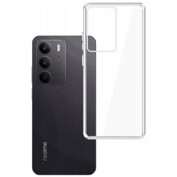 Kryt na mobil 3mk Clear Case na Realme C75 průhledný

