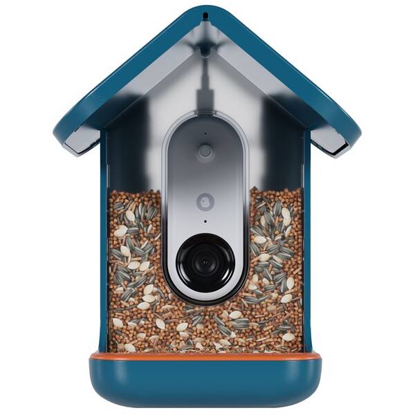 Chytré krmítko Bird Buddy PRO Solar modré

