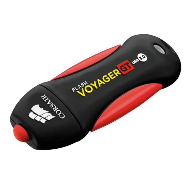 USB Flash Corsair Voyager GT 128GB černý/červený

