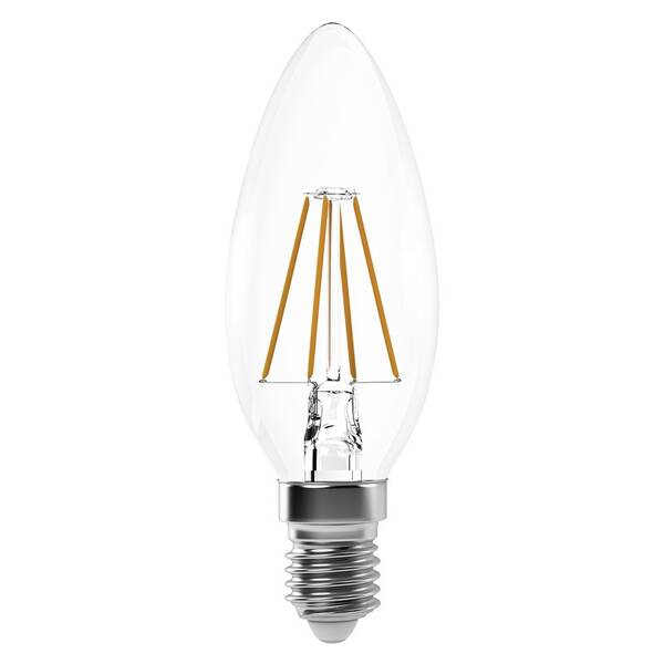Žárovka LED EMOS Filament, svíčka, 3,4W, E14, neutrální bílá 

