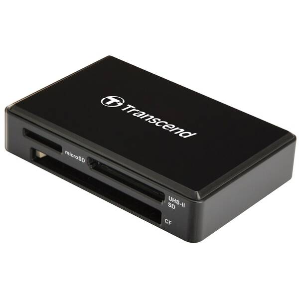Čtečka paměťových karet Transcend RDF9, USB-A/SDHC, SDXC, microSDHC, microSDXC, CompactFlash černá

