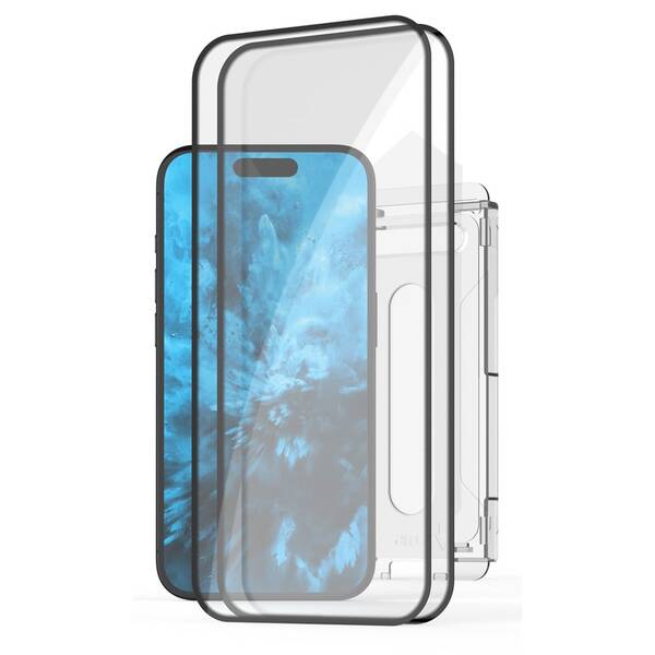 Tvrzené sklo FIXED Full-Cover s anti-dust aplikátorem na Samsung Galaxy A57 5G (2 ks) 

