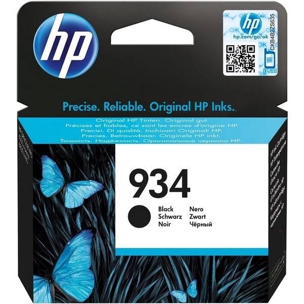 Inkoustová náplň HP 934, 400 stran černá

