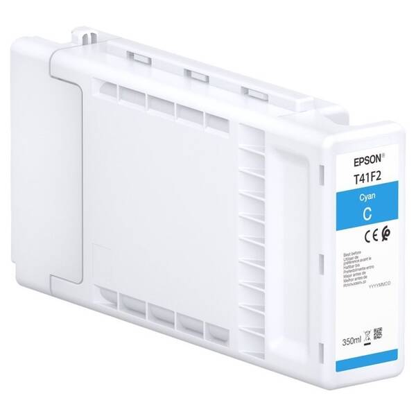 Inkoustová náplň Epson UltraChrome XD2 T41F240, 350 ml azurová

