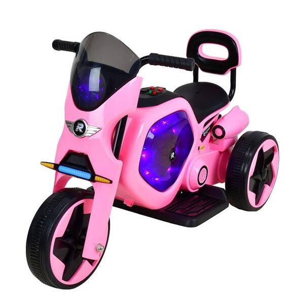 Elektrická trojkolka RACCEWAY Trojkolka růžová

