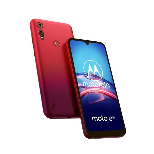 Mobilní telefon Motorola Moto E6s červený

