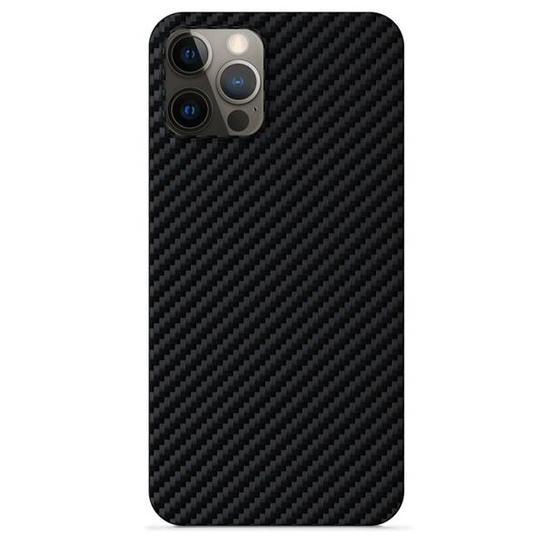 Kryt na mobil Epico Carbon na Apple iPhone 12 Pro Max černý

