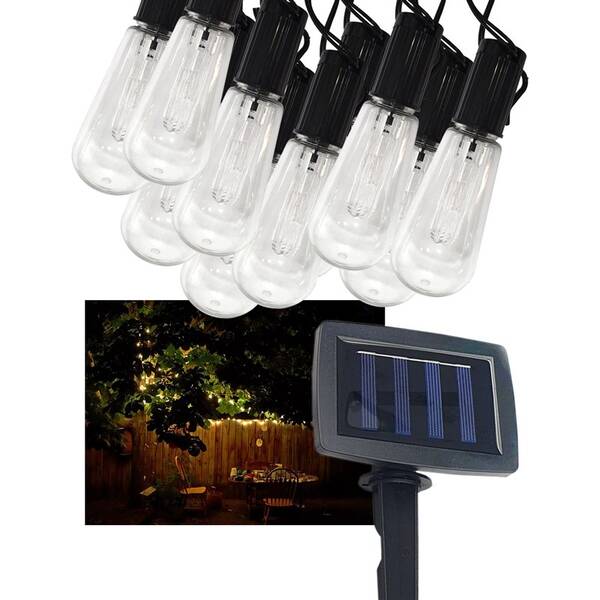 Venkovní svítidlo Trixline TR-591 Dekorativní LED solární řetěz 2m černé

