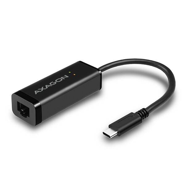 Síťová karta Axagon USB-C / RJ45 černá barva
