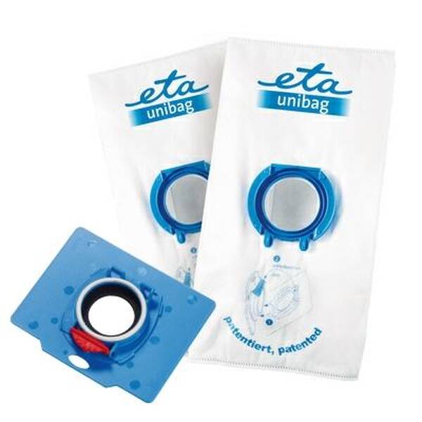 Sáčky do vysavače ETA UNIBAG startovací set č. 10 9900 68080 - 1 x adaptér + 2 x sáček 3 l bílý/modrý

