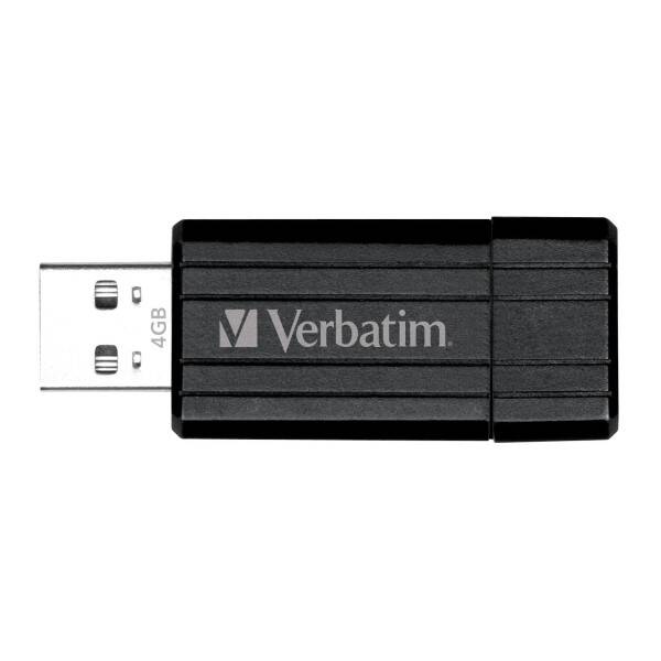 USB Flash Verbatim PinStripe 32GB černý

