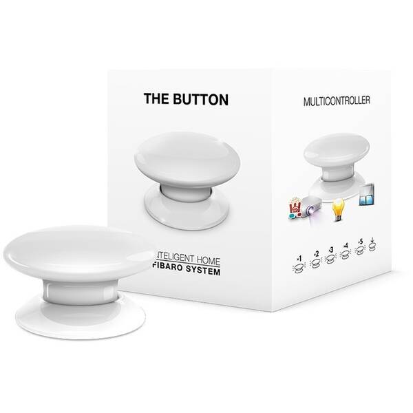 Tlačítko Fibaro Button, Z-Wave Plus bílé

