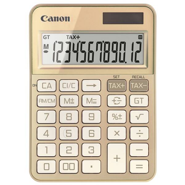 Kalkulačka Canon KS-125KB-GD EMEA HB zlatá

