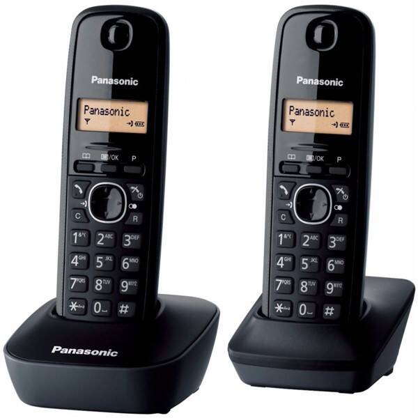 Domácí telefon Panasonic KX-TG1612FXH šedý

