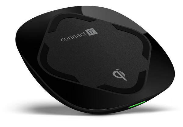 Bezdrátová nabíječka Connect IT Qi CERTIFIED Wireless Fast Charge černá

