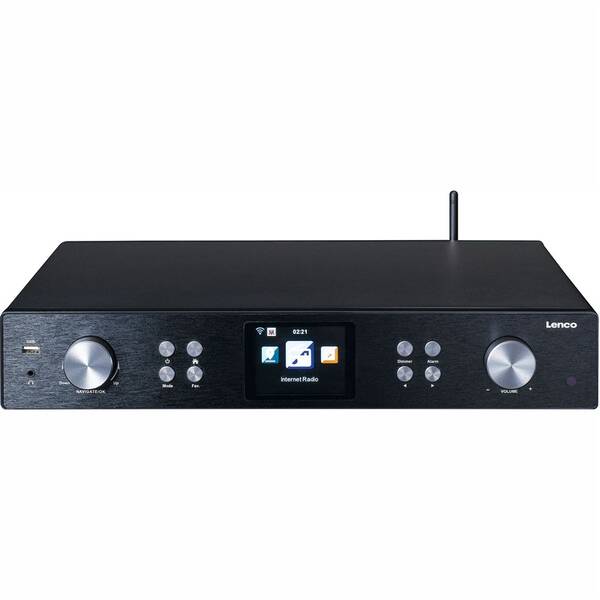 Internetový radiopřijímač s DAB+ Lenco DIR-250 černý

