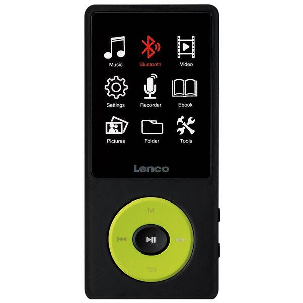 MP4 přehrávač Lenco Xemio-860 8GB černý/zelený

