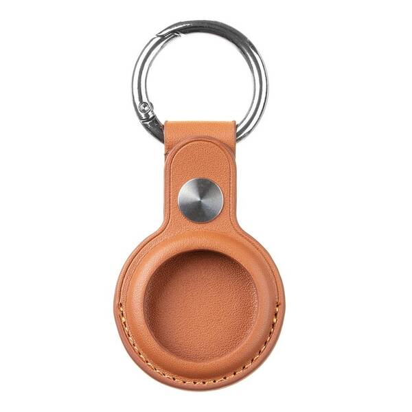 Pouzdro Tactical Beam Leather pro Apple AirTag hnědé

