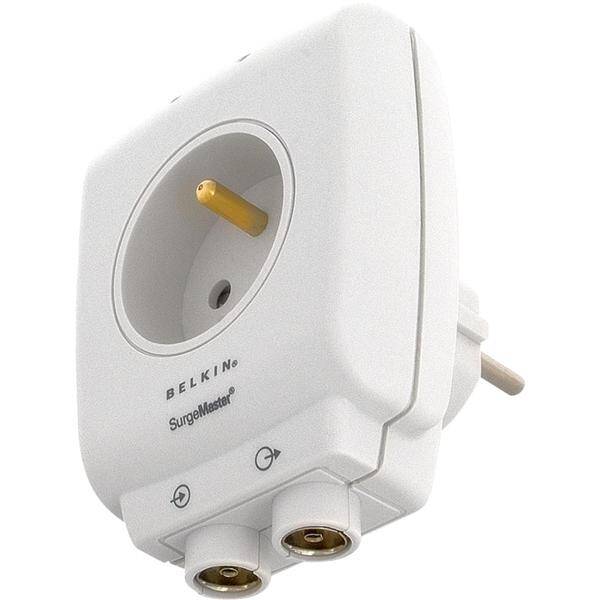 Přepěťová ochrana Belkin SurgeCube 230V 1 zásuvka bílá

