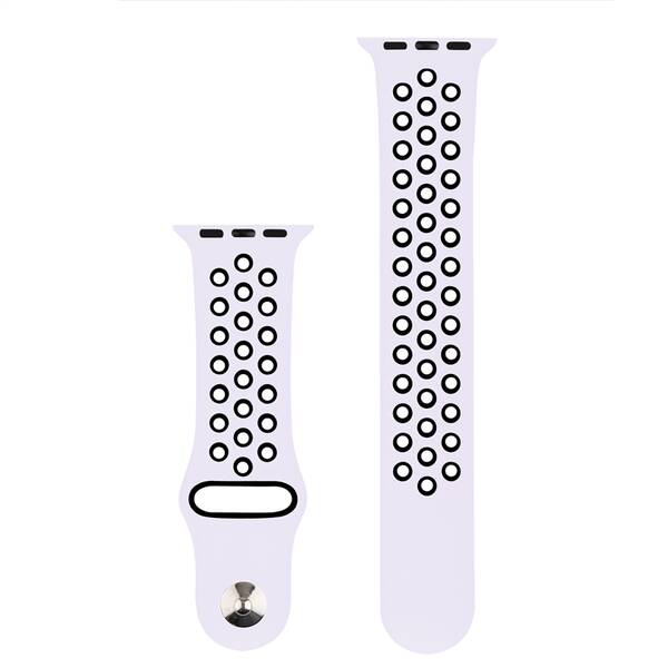 Řemínek RhinoTech na Apple Watch 38/40/41 mm černý/růžový

