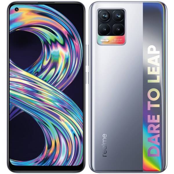 Mobilní telefon realme 8 4/64 GB - Cyber Silver 


