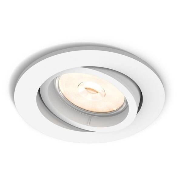 Vestavné svítidlo Philips Enneper, kruh, GU10 bílé

