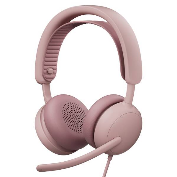 Headset Logitech Zone Wired 2 růžový


