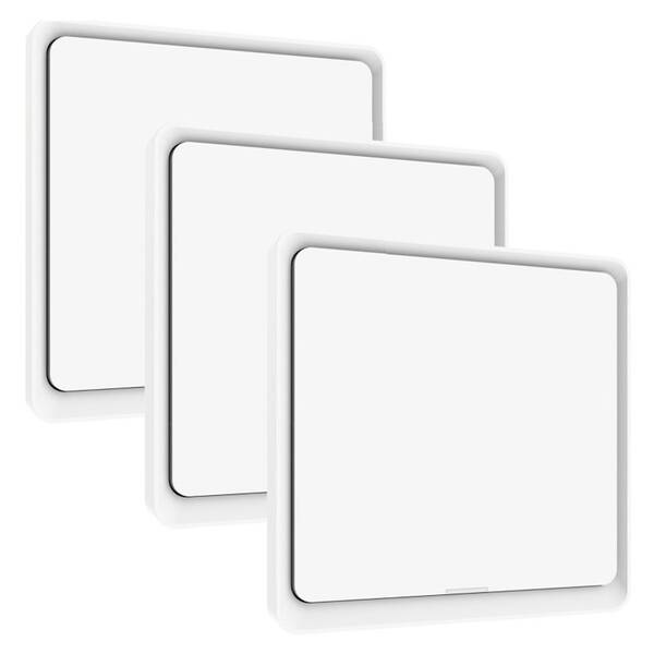 Vypínač IMMAX NEO SMART sada 3x vypínač 1-tlačítkový Wi-Fi, 230V bílý

