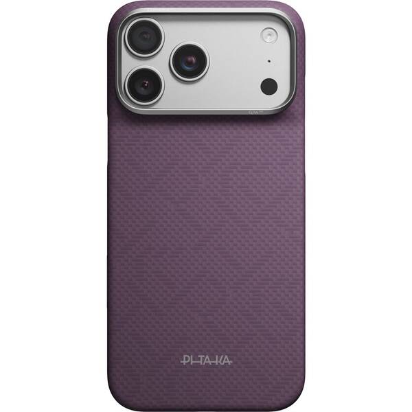 Kryt na mobil Pitaka PTK Weaving na Apple iPhone 18 Pro Max fialový

