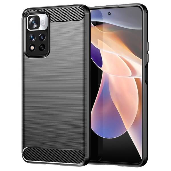 Kryt na mobil WG Carbon na Xiaomi Redmi Note 11 Pro+ 5G černý

