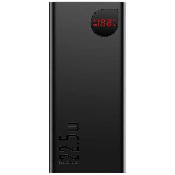 Powerbanka Baseus Adaman 40000 mAh 22,5W 3x USB-A/micro USB/USB-C černá


