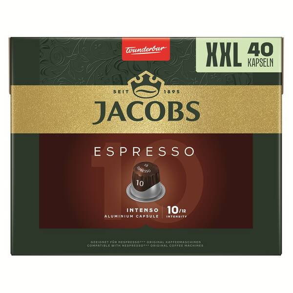 Kapsle pro espressa Jacobs Espresso Intenso (40 ks) 

