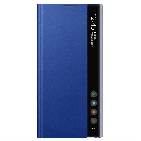 Pouzdro na mobil flipové Samsung na Galaxy Note10+ modré

