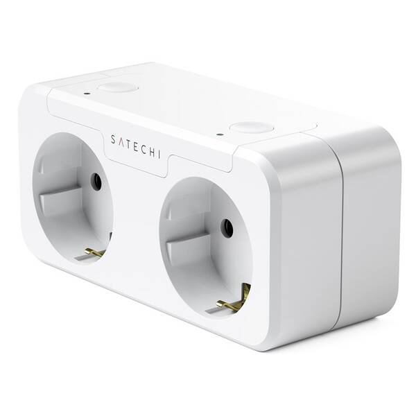 Chytrá zásuvka Satechi Homekit Dual Smart Outlet 

