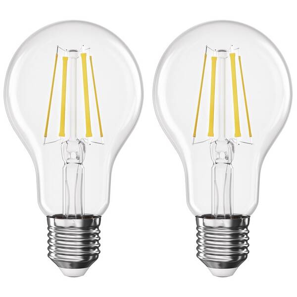 Žárovka LED EMOS Filament A60, 5,9 W, E27, teplá bílá (2 ks) 

