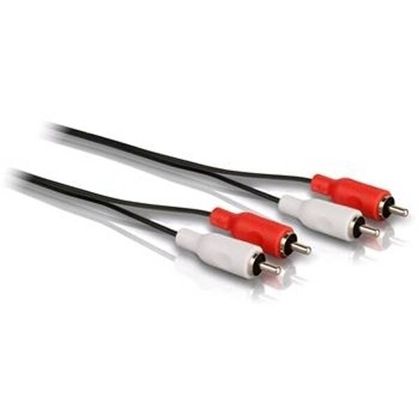 Kabel Philips 2xRCA, 1,5 m černý

