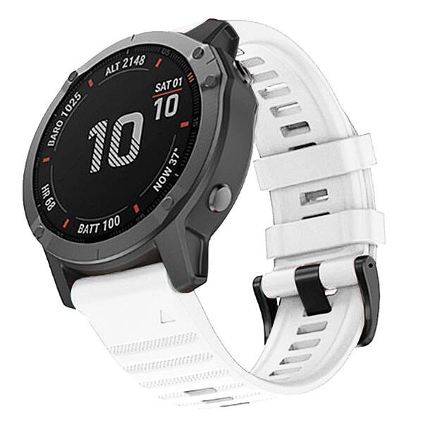 Řemínek RhinoTech pro Garmin QuickFit silikonový outdoor 22mm bílý

