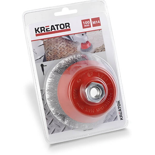 Brusný kartáč Kreator KRT150201 M14 - 100mm 

