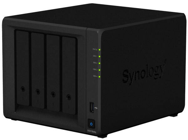 Datové úložiště (NAS) Synology DS418play černé

