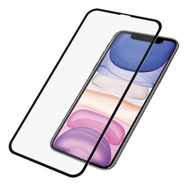 Tvrzené sklo PanzerGlass Edge-to-Edge na Apple iPhone XR/11 černé

