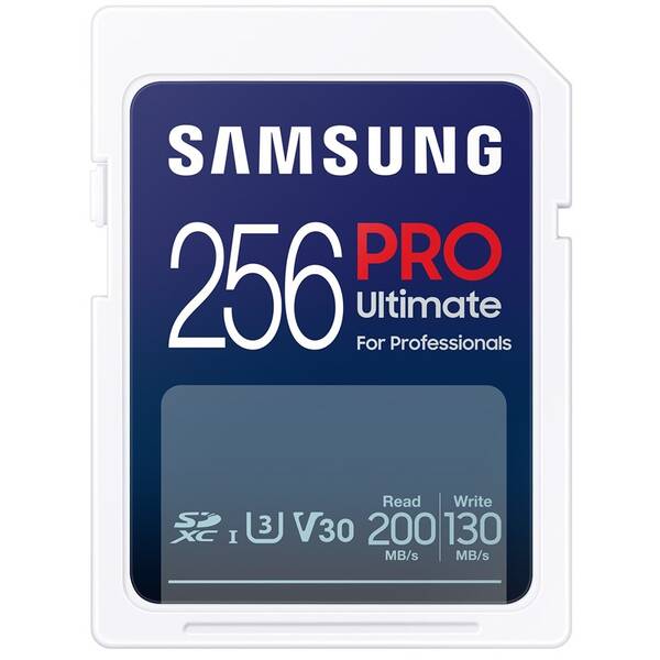 Paměťová karta Samsung SDXC PRO Ultimate 256GB (200R/130W) 

