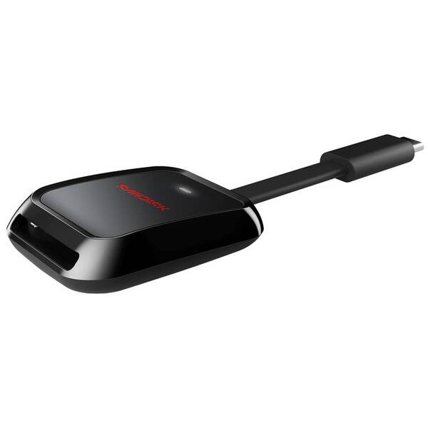Čtečka paměťových karet SANDISK QuickFlow Type-C, SD UHS-I/II černá

