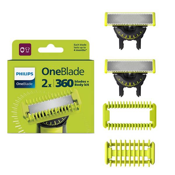 Náhradní hlavice Philips QP624/50 zelená

