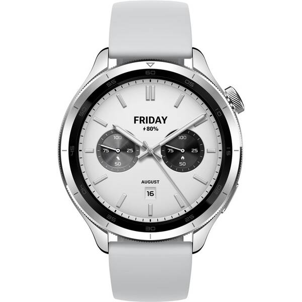 Chytré hodinky Xiaomi Watch S4 stříbrné

