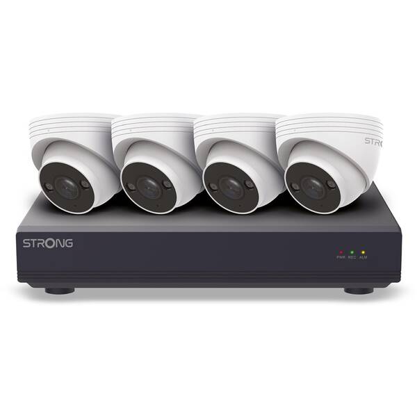 Kamerový systém Strong TUR05DL0-P/NVR1120-8P PoE kit černý/bílý

